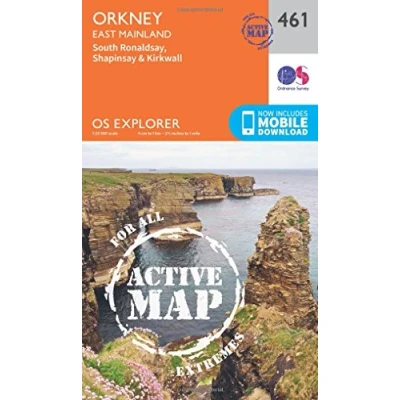 Image of Explorer Active 461 Orkney East Mainland Map With Digital Version