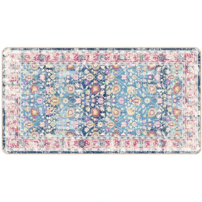 Image of vidaXL Rug Washable Multicolour 80x150 cm Anti Slip