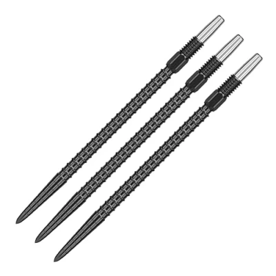 Image of TARGET Darts Swiss Point Dart Points, Chrono (3 Pack Set of Tips) 30MM Black Change Storm Professional Accessories