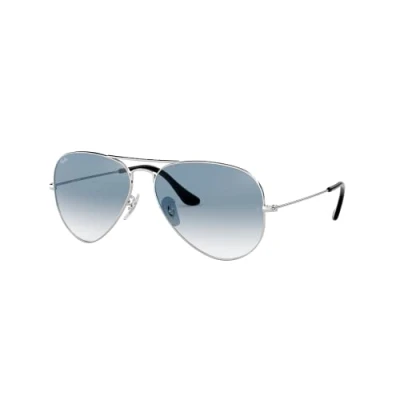 Image of Ray Ban Aviator RB3025 Metal Polarised Sunglasses