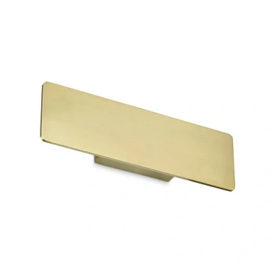 Image of Zig Zag Integrated Led Wall Lamp Brass 29cm 3000K