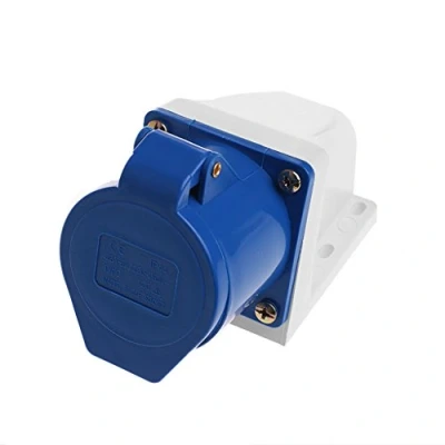 Image of Maxtonser 32 Amp Plug And Socket 3Pin Industrial 220V 250Volt Weatherproof Ip44 Waterproof 2P+E 32A