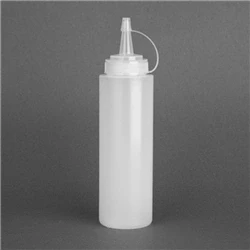 Image of Vogue Clear Squeeze Sauce Bottle 8oz