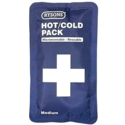 Image of Reusable Hot Cold Heat Ice Gel Pack Medium for Muscle ache, Back Pain, First Aid
