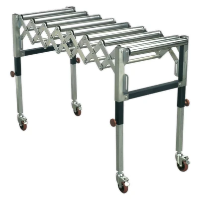 Image of Sealey Adjustable Roller Stand 450 1300mm 130kg Capacity