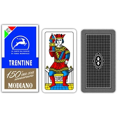 Image of Modiano Trentine regional playing cards 150th anniversary