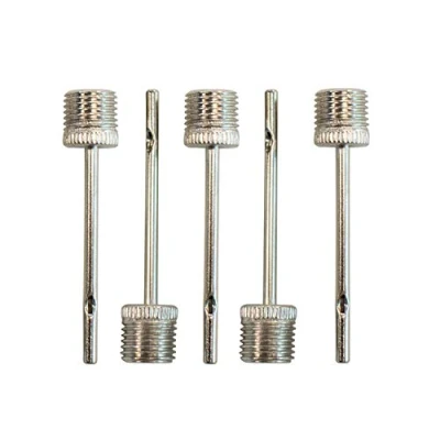 Image of TRIXES Ball Pump Needles x 5 For Inflating Footballs Rugby Balls Volleyballs Netballs Basketballs And Other Sports Stainless Steel