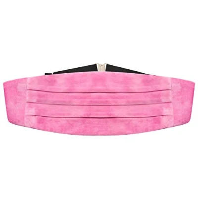 Image of Pink Velvet Cummerbund