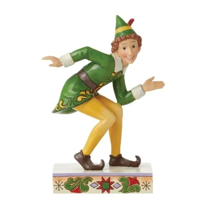 Image of Elf By Jim Shore Crouching Figurine