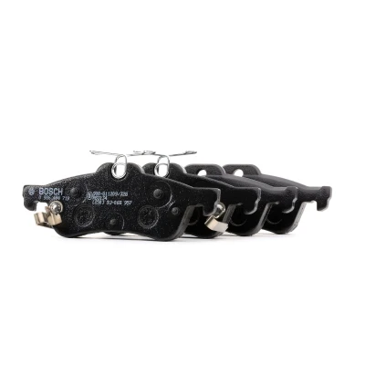 Image of 43022TV0E00, 43022TV0E01, 43022TV8E01 Brake pad set BOSCH 0 986 494 719 Low Metallic with acoustic wear warning HONDA: CIVIC 9, 9 Tourer