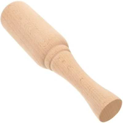 Image of Beech Wood Carving Mallet Leather Craft Working Hammer Carvers Diy Operated Tools