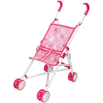 Image of A to Z Dolls Buggy Butterfly, Pink, 30230