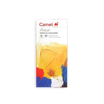 Image of Camel Acrylic Color Box 20Ml Tubes, 12 Shades by