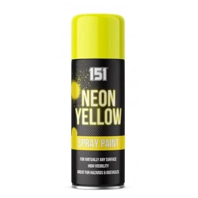 Image of AlezyB 3 x Yellow Neon Spray Paint 400ml 151 Fluorescent Bright Aerosol Extra Graffiti (Banksey) Assorted Colour