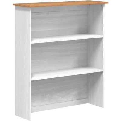 Image of vidaXL Hutch &quot;ASKIM&quot; White 91x30x104 cm Solid Wood Pine