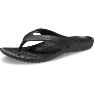 Image of Crocs Women&#039;s Kadee Ii Flip W Clog, Black, 7 UK