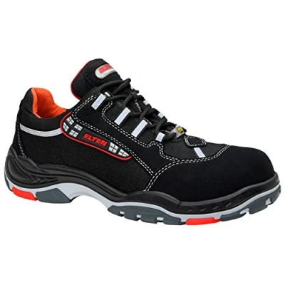 Image of Elten Cordura Senex Safety Shoes Metal Free S3, Black, 12 UK (47 EU)