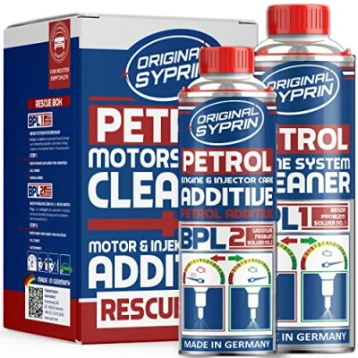 Image of SYPRIN petrol Additive and cleaner Bundle fuel injector system treatment I Improves Combustion boosts Cetane for all engines cars