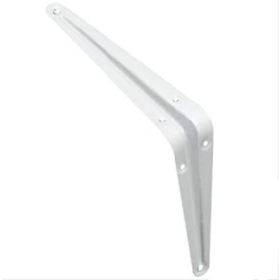 Image of Hyfive Shelf Brackets White Metal London Pattern 6Pack of 14&quot; X 12&quot; (350X300 mm) Shelving Multiple Sizes