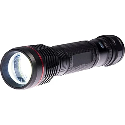 Image of Portwest USB Rechargeable Torch Black