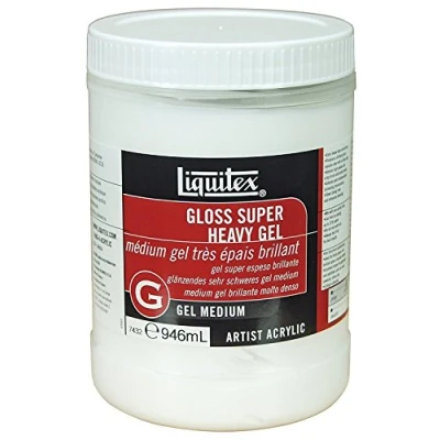 Image of Liquitex 7432 Professional Gloss Super Heavy Gel Medium, 946 ml , White