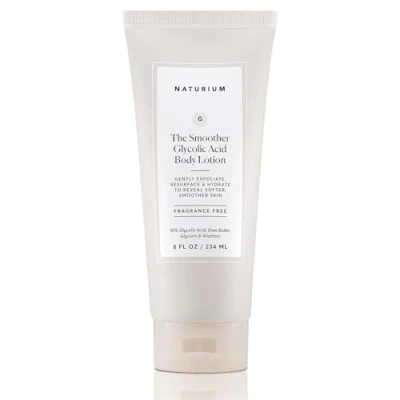 Image of Naturium The Smoother Glycolic Acid Body Lotion, Resurfacing &amp; Exfoliating Treatment, with 10% 16.9 FL OZ / 500 ML