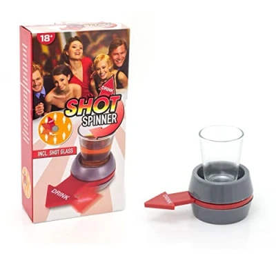 Image of Carousel Home Shot Spinner Adult Drinking Game Spin The Arrow For Adults Spinning Party Games