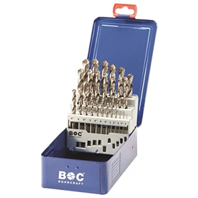 Image of Bohrcraft Twist Drill Bit Set HSS G in Industry Box MG13/Diameter 1 13 x 0.5 mm/25 Sheets/1120 10025