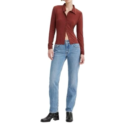 Image of Levi&#039;s Women&#039;s Middy Straight Jeans, Good Grades, 24W / 29L