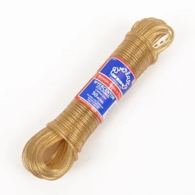 Image of 20M Quality Everlasto &#039;Wyercentor&#039; Steel Core Coloured Clothes/Washing Line 3.5mm Thick (GOLD)