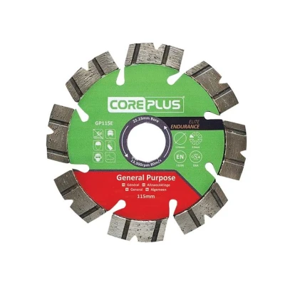 Image of CorePlus GP115E Elite General Purpose Diamond Blade 115mm CORDBGP115E