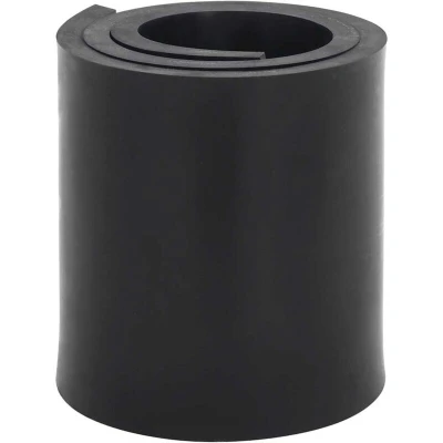 Image of vidaXL Rubber Edge for Snow Plow Black 100x15x1 cm
