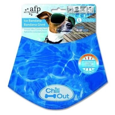 Image of All For Paws Chill Out ice bandana Cooling scarf dogs Size: L summer