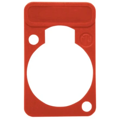 Image of Neutrik DSS0XLR Coloured Lettering Plate (Colour Red)