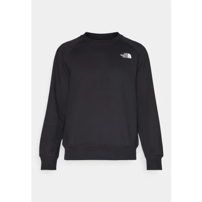 Image of THE NORTH FACE Men&#039;s Raglan Redbox Crew Sweatshirt, Tnf Black, XS