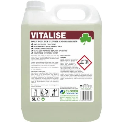 Image of Clover Chemicals 520 Vitalise Daily Poolside Cleaner/Maintainer, 5 L