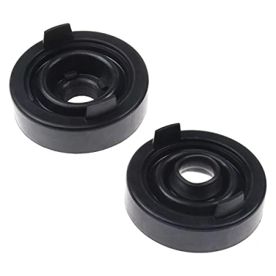 Image of the Lord of Tools 2pcs Black H4 LED Headlight Car Dust Covers PVC Rubber Waterproof Dustproof Headlamp Cap 80mm Easy Installation