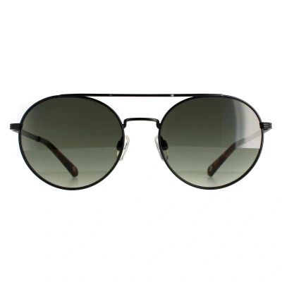 Image of Ted Baker Men&#039;s Warner Sunglasses, Black/Green, 54
