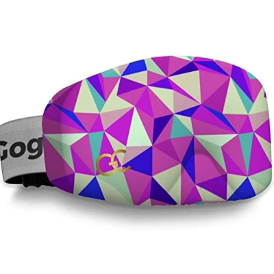 Image of GogglesCover: Protective ski and snowboard goggles cover, geo diamonds design