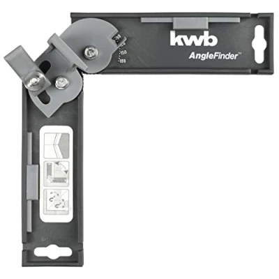 Image of kwb 061400 Angle with halving 0 180 Degrees Stop Plates u. Reaver Scale