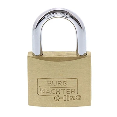 Image of Burg Wachter C Line 222 40 SB Brass Padlock 40mm