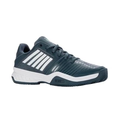 Image of K Swiss Performance Men&#039;s Court Express HB Tennis Shoes, Indian Teal/White/Aqua Splash, 8.5 UK