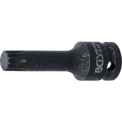 Image of BGS 5482 M14 Impact Bit Socket length 75 mm 12.5 (1/2&quot;) Spline (for XZN)