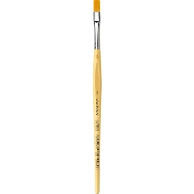 Image of Da Vinci 304 Series Synthetic Brush, Bristle, Yellow, 19 x 0.7 30 cm