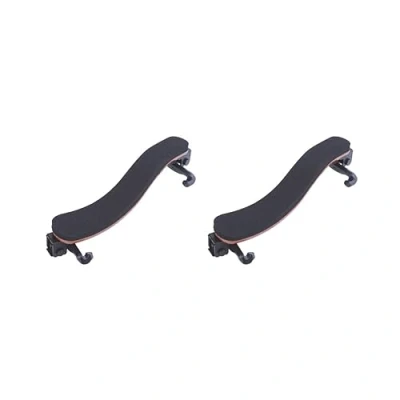 Image of 2 set Adjustable Brown Shoulder Rest Pad Fiddle Support Holder for 3/4 4/4 Violin