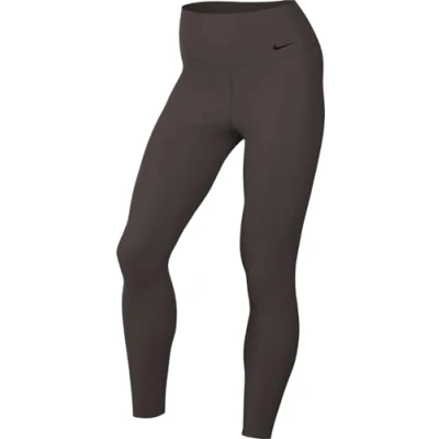 Image of NIKE Women&#039;s W NK DF ZENVY HR 7/8 TGHT Leggings, Baroque Brown/Black, S