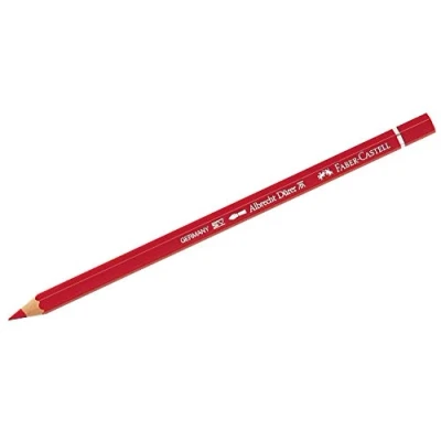 Image of Faber Castell Art &amp; Graphic Albrecht Dürer Watercolour Pencil, (219), Deep Scarlet Red, For Art, Craft, Drawing, Sketching, Home, School, University, Colouring