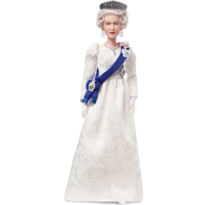 Image of Barbie Signature Queen Elizabeth II Platinum Jubilee Doll, Gift for Collectors
