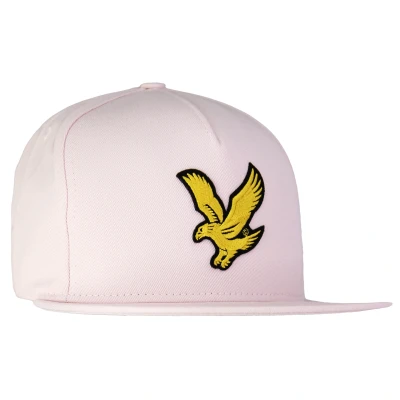 Image of Lyle &amp; Scott Eagle Mens Pink Cap Cotton One Size