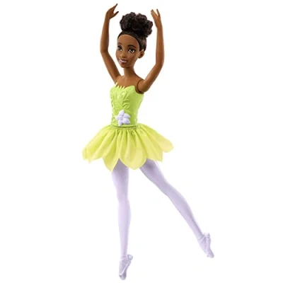 Image of Disney Princess Tiana Ballerina Doll for Girls Ages 3 and Up